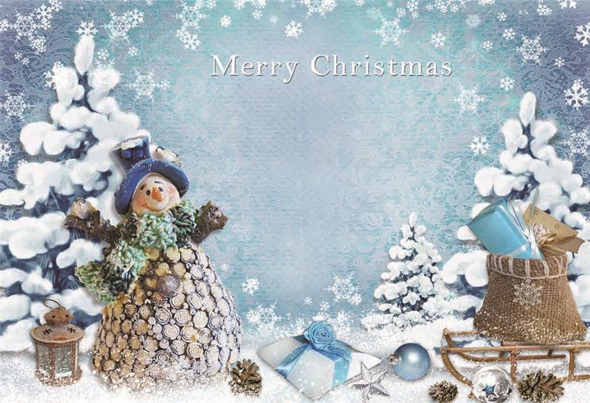 Toile de fond mignonne de neige joyeux Noël pour la photographie Angebot