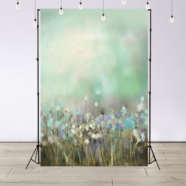 Toile de fond abstraite menthe pissenlit photo décors Mode – Bild 2