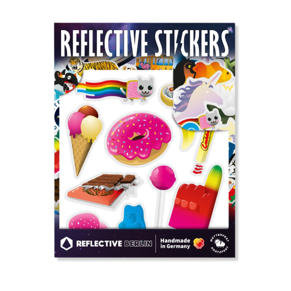 Reflektierende Sticker & Formen – Größe M (verschied. Designs) Angebot – Bild 3