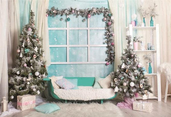 Toile de fond de cabine photo d arbre de Noël Mode