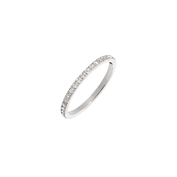White Sparkle Ring Silber Online