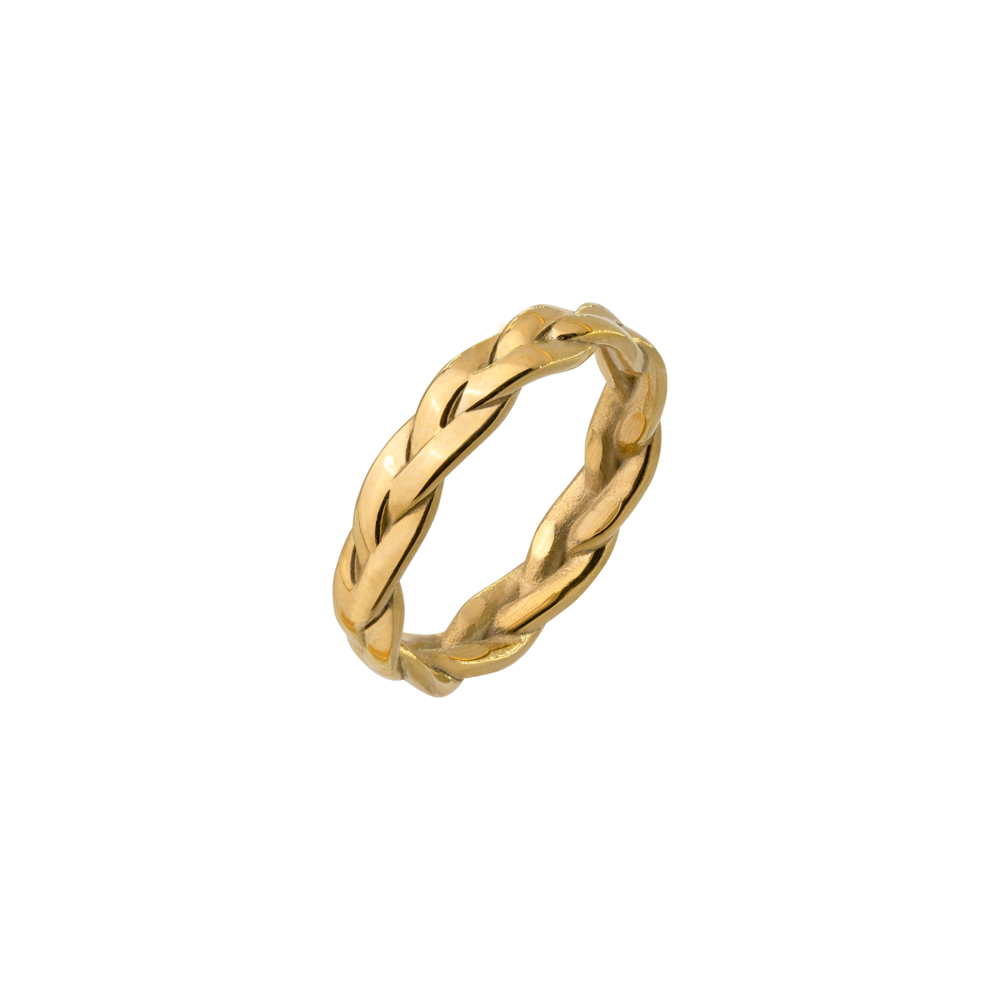 Braided Divine Ring Gold Rabatt