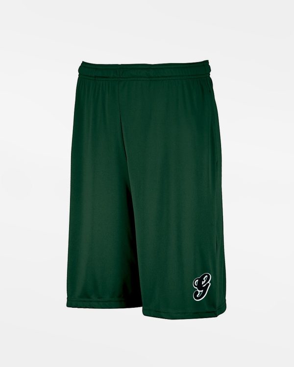Russell Athletic Kids Stretch-Performance Short mit Taschen  Niederlamitz Greens , G, dunkelgrün Mode